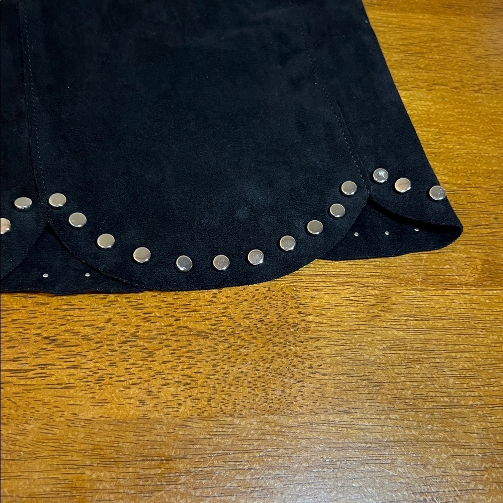 AQUA Faux suede mini skirt Size XXL - Picture 15 of 16